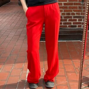 Moschino Bold Red Trousers